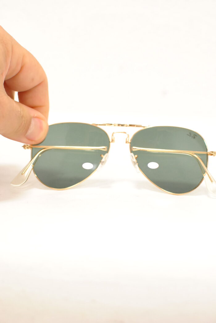 Ray-Ban Aviator Foldable (plianti) , gold , model unisex - imagine 9