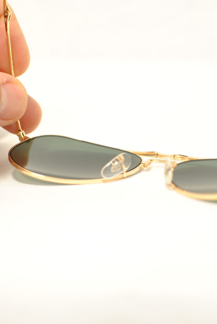 Ray-Ban Aviator Foldable (plianti) , gold , model unisex - imagine 16