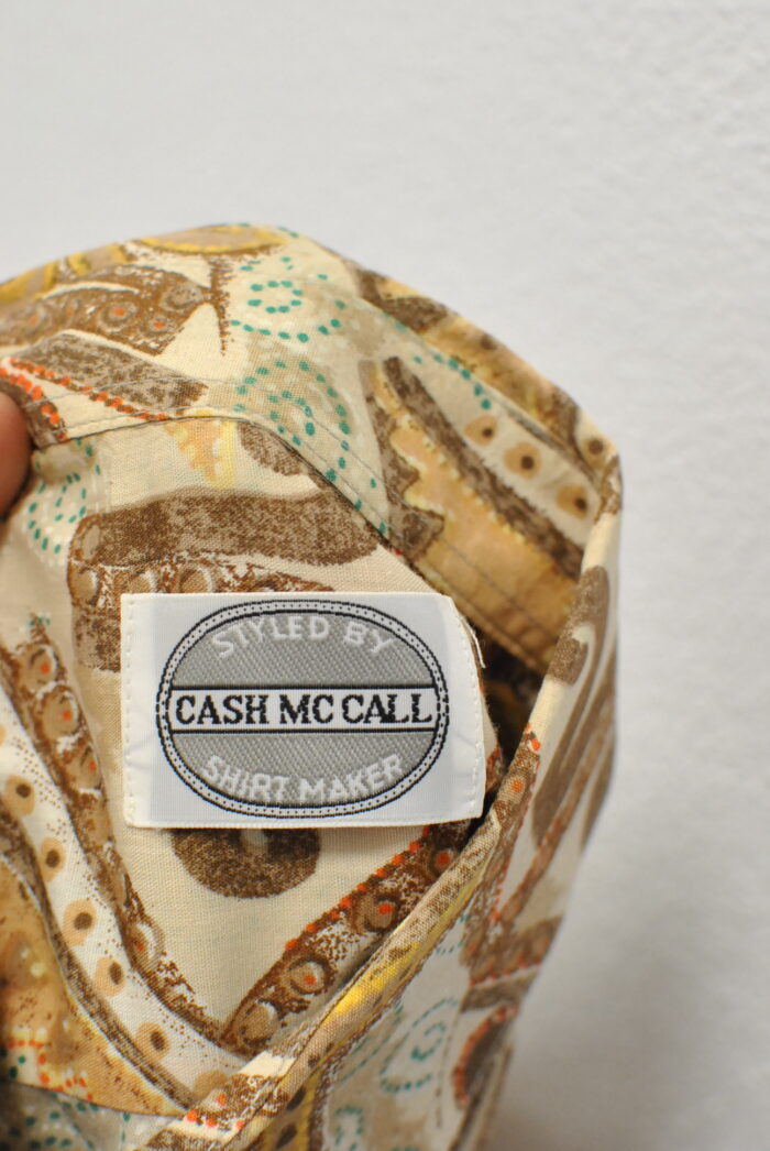 Cash McCall camasa vintage de bumbac , marimea L/XL - imagine 4