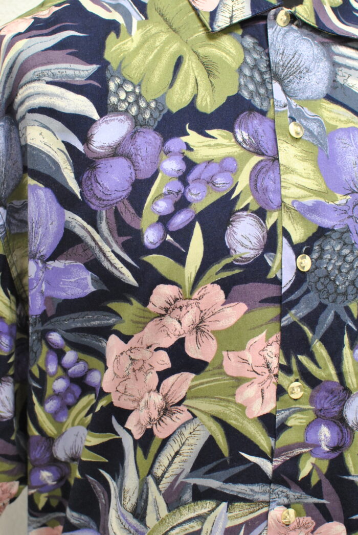 Dimensioni Uomo camasa vintage cu imprimeu floral , marimea XL - imagine 2
