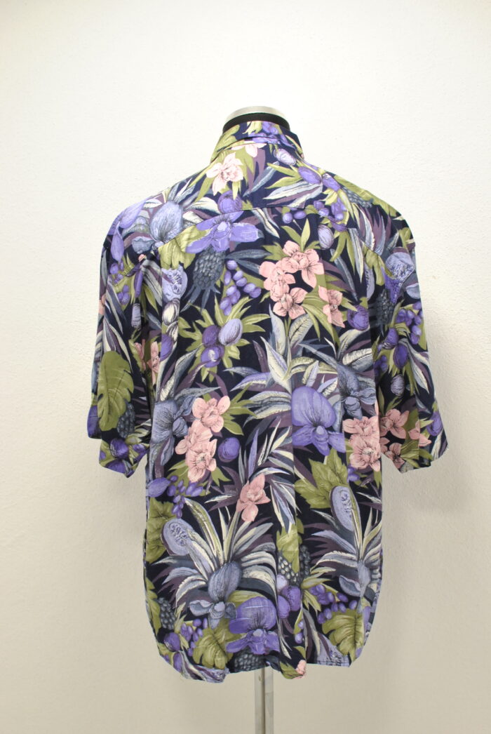 Dimensioni Uomo camasa vintage cu imprimeu floral , marimea XL - imagine 3