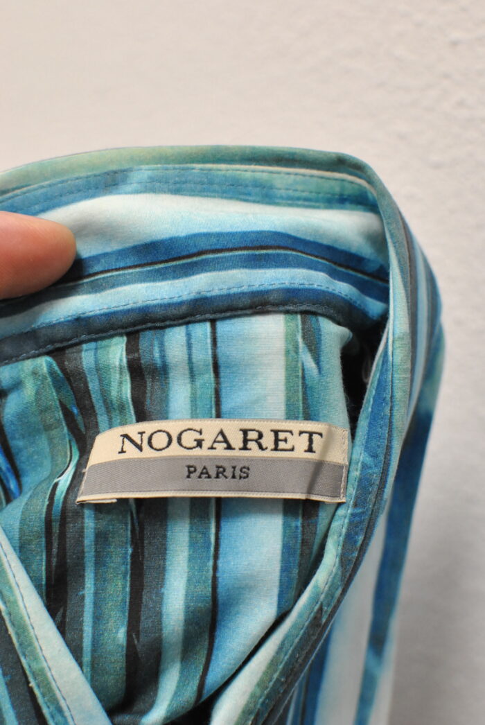 Nogaret Paris camasa de bumbac elastic , super slim , marimea M - imagine 4