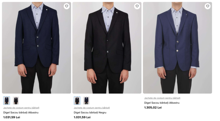 Digel sacou de Lana amestec pentru barbati marimea XL/XXL - imagine 3