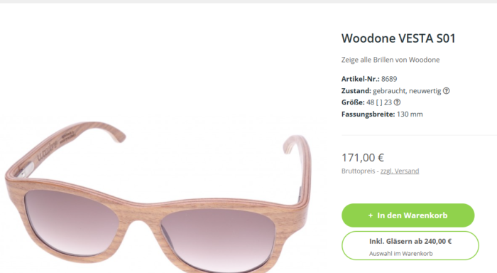 Woodone Alpin 20 L , rame ochelari de vedere , din lemn , handmade , de barbati - imagine 3
