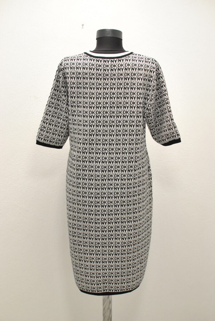 DKNY rochie tricotata , cu logo , material mai gros de toamna/iarna marimea L/XL - imagine 4