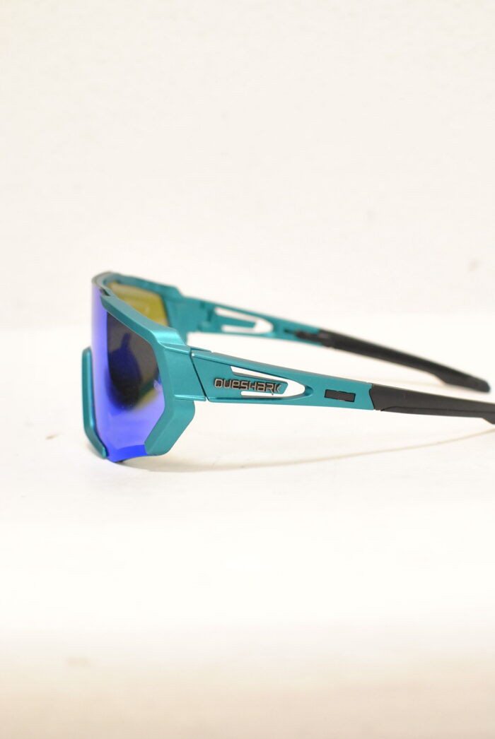QueShark ochelari polarizati sport , biciclisti, outdor , cu 3 seturi de lentile schimbabile - imagine 5