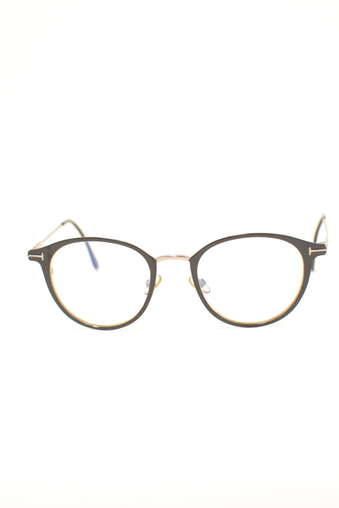 Tom Ford TF5528 rame metalice de ochelari de vedere cu lentila fara dioptrie , blue light protection pentru calculator , model unisex - imagine 13