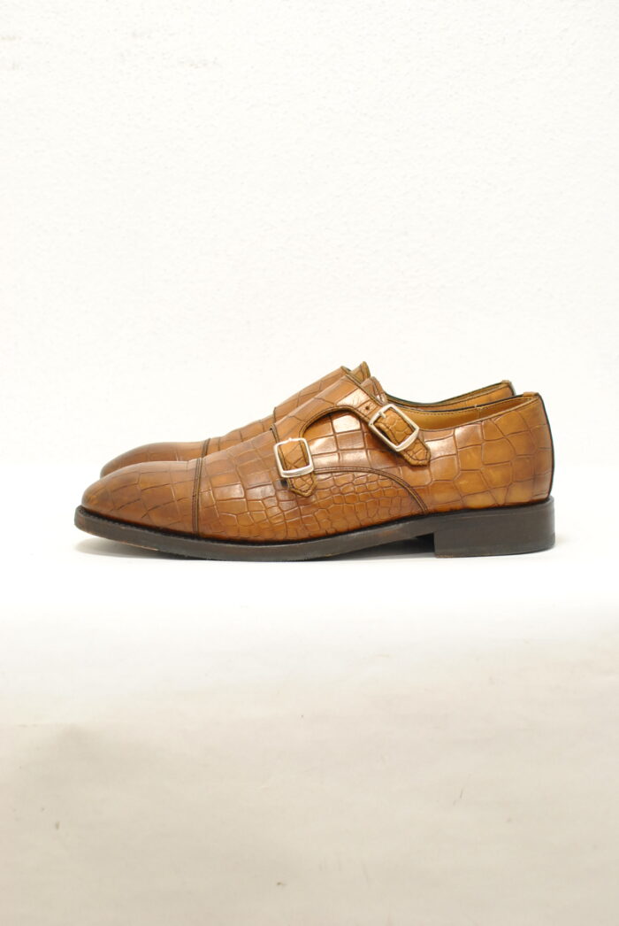 Berwick pantofi de piele embosata , marimea 41/42 sau 28 cm - imagine 1