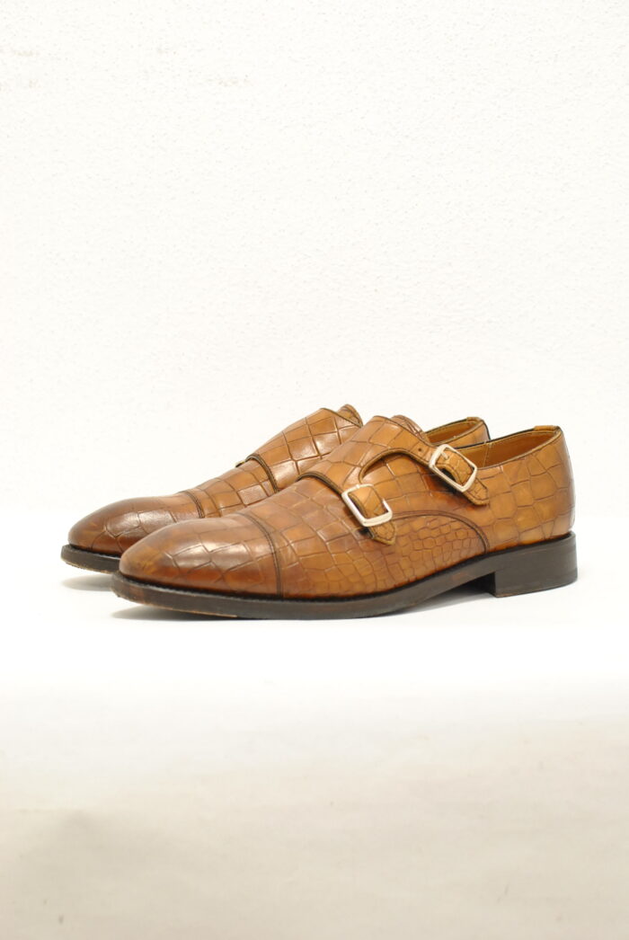 Berwick pantofi de piele embosata , marimea 41/42 sau 28 cm - imagine 4