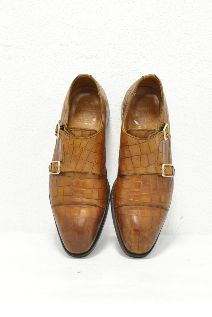 Berwick pantofi de piele embosata , marimea 41/42 sau 28 cm - imagine 2