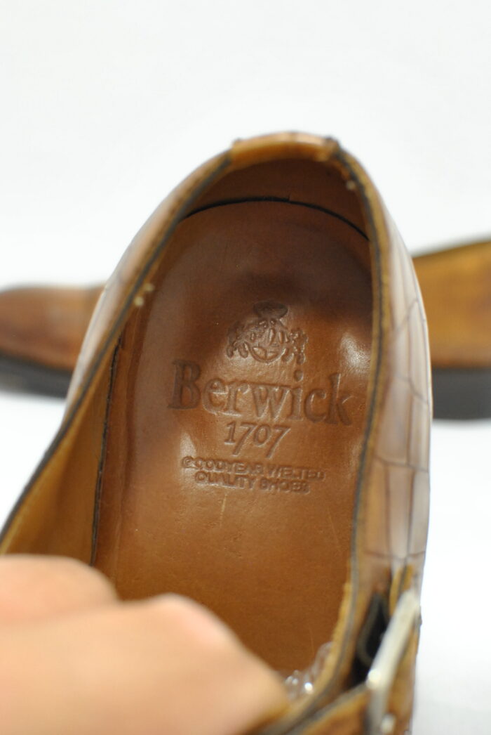 Berwick pantofi de piele embosata , marimea 41/42 sau 28 cm - imagine 6