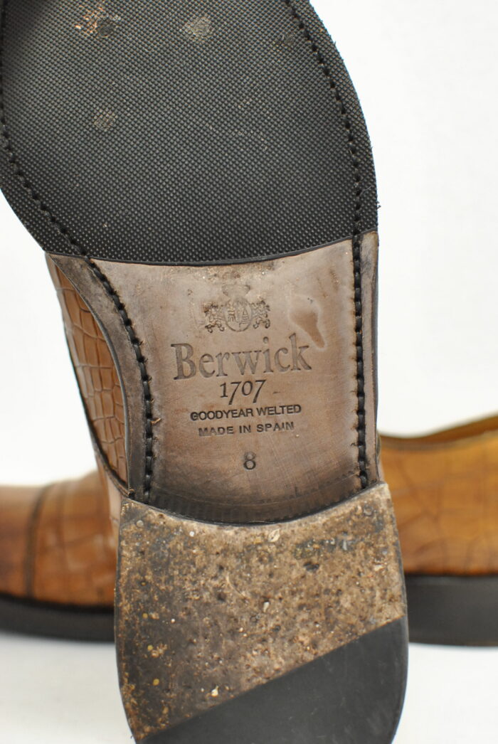 Berwick pantofi de piele embosata , marimea 41/42 sau 28 cm - imagine 7