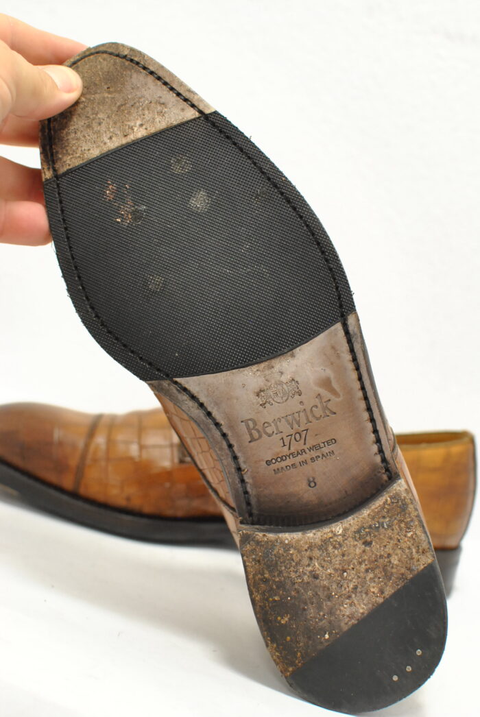 Berwick pantofi de piele embosata , marimea 41/42 sau 28 cm - imagine 8
