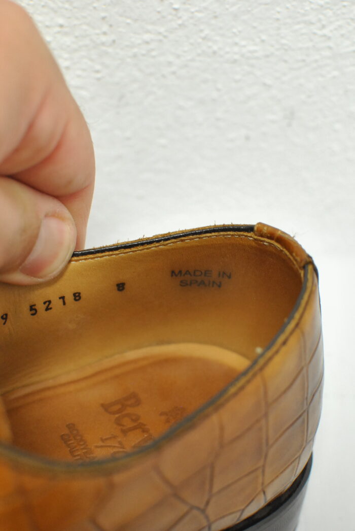 Berwick pantofi de piele embosata , marimea 41/42 sau 28 cm - imagine 10