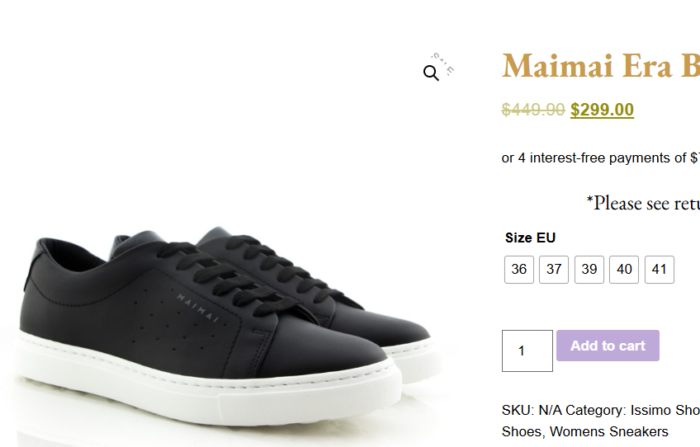 Maimai Made in Italy tenisi de piele pentru femei marimea 38 - imagine 3